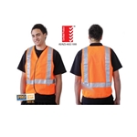 Fluoro Orange Safety Vests - Day/night Use