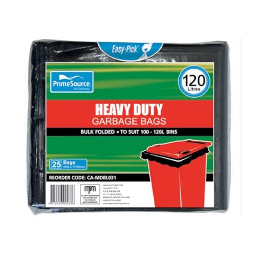 100120Lt Heavy Duty Wheelie Bin Liner ABL Distribution Pty Ltd