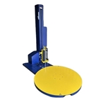 ECO-1000 semi automatic pallet wrapping machine on white background