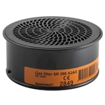 Sundström 298 A2AX gas filter for respirator protection against gases and vapours