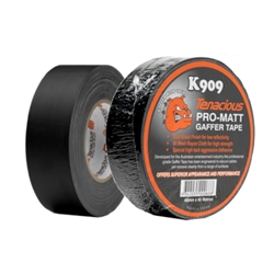 Click here to view larger image Tenacious K909 Matt Gaffer Tape from ABL Distribution