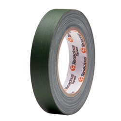 Click here to view larger image Close-up of Tenacious K160 Matt Cloth Tape in various colors, showing its matte, low-reflective surface and durable cloth construction. Ideal for stage, film, bookbinding, and masking applications.