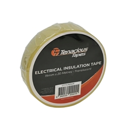 Click here to view larger image Roll of Tenacious GT7 PVC Insulation Tape in clear colour.