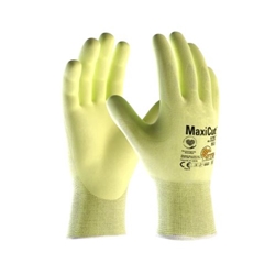 Pair of MaxiCut Ultra  Gloves with nitrile palm coating and ergonomic design for cut protection