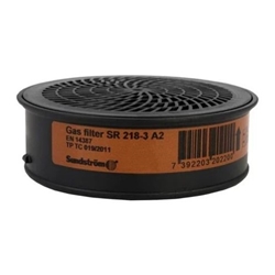 Sundström 218 A2 gas filter for respirator protection against organic vapours
