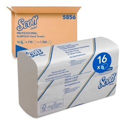 Scott Compact Slimfold hand towels 5856 disposable paper towels for hygienic hand drying