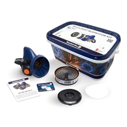 Sundström SR100 P2 P3 silica dust respirator kit for protection against silica dust and airborne particles