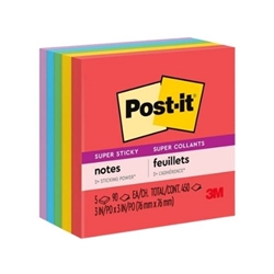 3M Post-it Super Sticky Notes Cube for office notes reminders and organisation