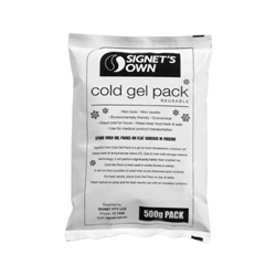 500g plain reusable cold gel pack for insulated shipping and temperature controlled transport