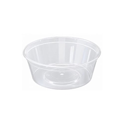 225ml Round Disposable Plastic Containers from ABL Distribution