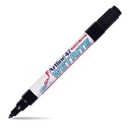 Artline 47 Wetrite waterproof permanent marker for marking wet oily and dusty surfaces