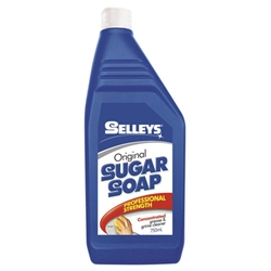 Click here to view larger image This is an image of Selleys liquid sugar soap cleaner removes grease and grime from most surfaces from ABL Distribution Pty Ltd